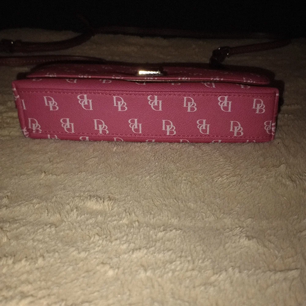 Dooney & Bourke Pink Signature leather Crossbody bag - Picture 6 of 14